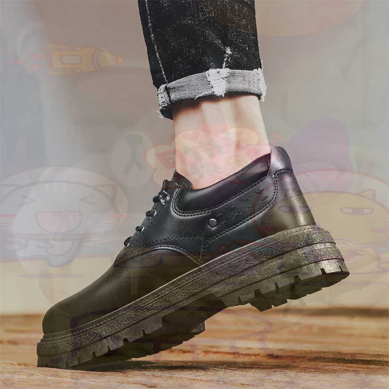 Mens Vintage Grooming Kit - Zapatillas deportivas de cuero Natural oscuro