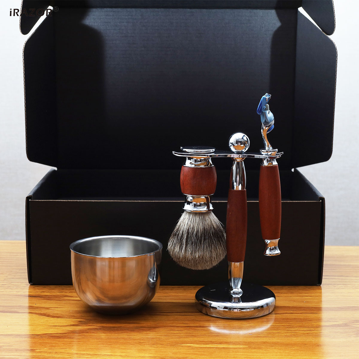 iRAZOR Kit de Afeitado de Lujo - Men'S Grooming Gift Box reseña y precio