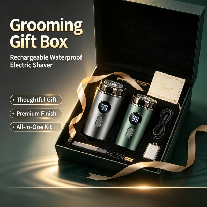 Afeitadora Eléctrica Recargabl - Men'S Grooming Gift Box reseña y precio